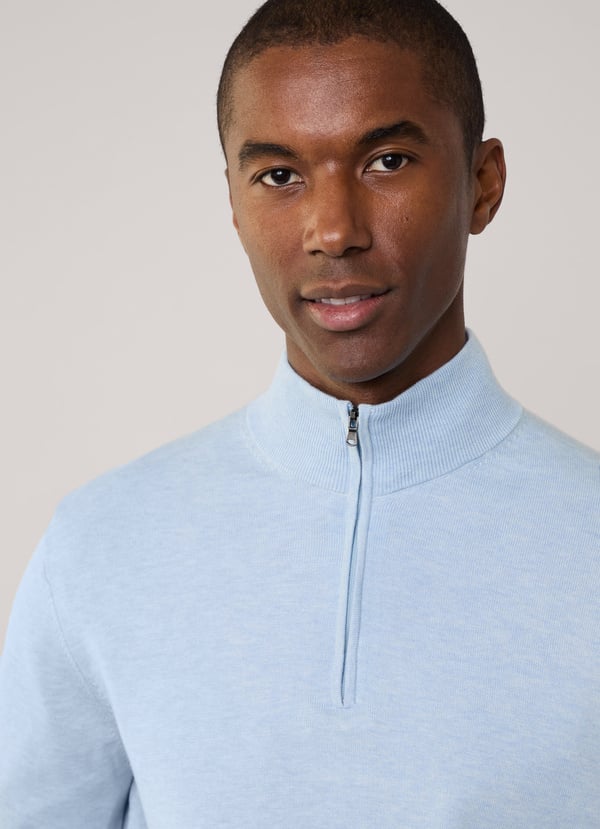 Façonnable Jersey Cierre Media Cremallera