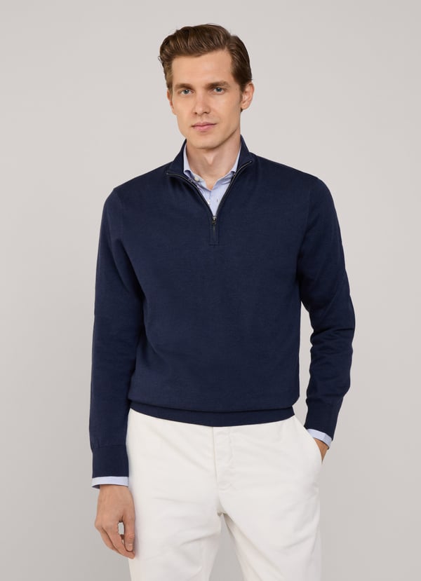 Façonnable Jersey Cierre Media Cremallera