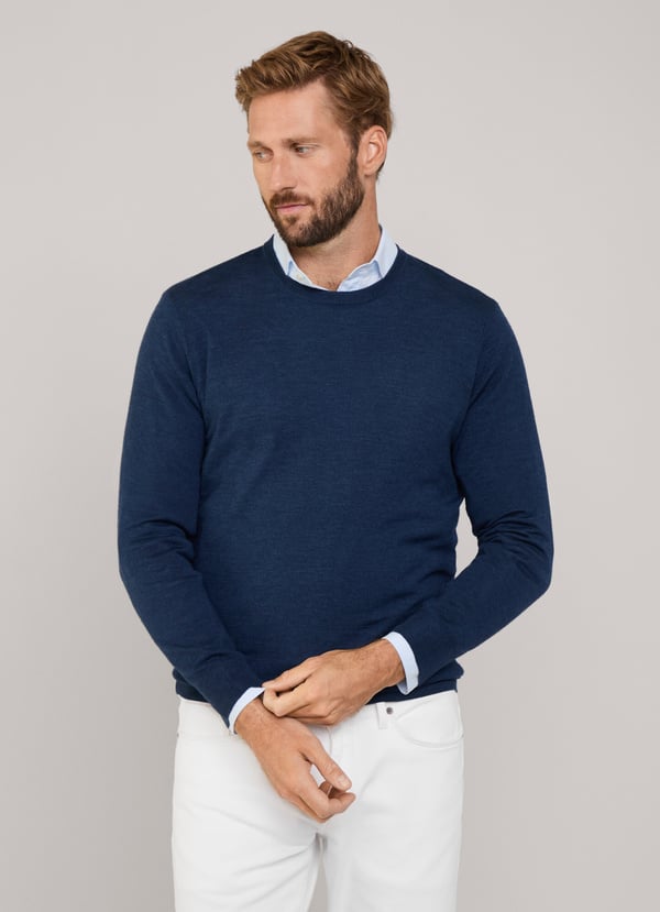 Façonnable Jersey Cuello Redondo Lana Merino