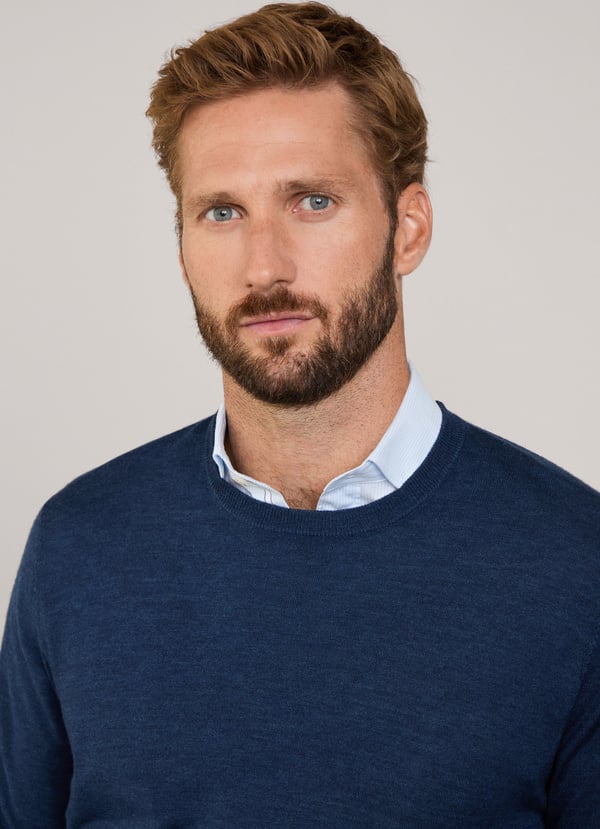 Façonnable Jersey Cuello Redondo Lana Merino