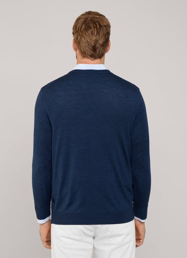 Façonnable Jersey Cuello Redondo Lana Merino