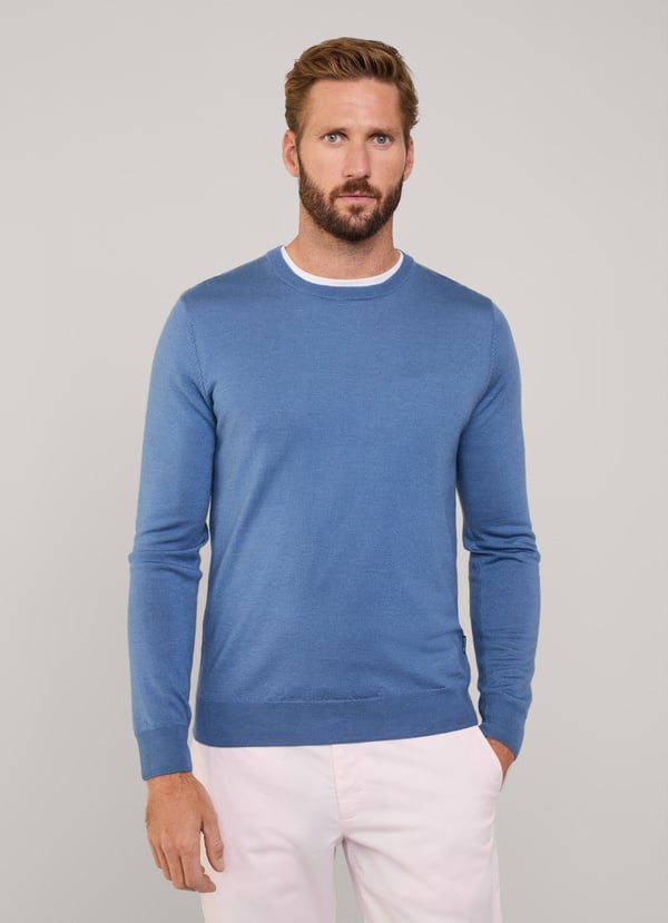 Façonnable Jersey Cuello Redondo Lana Merino