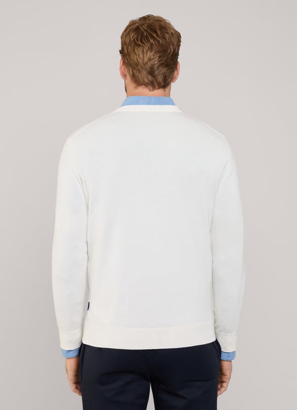 Façonnable Jersey Cuello Redondo Pájaro Bordado