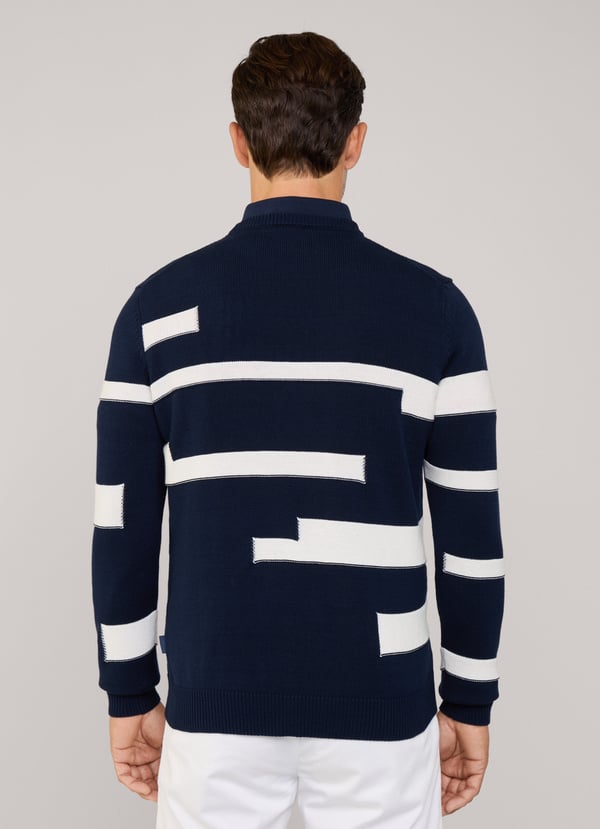 Façonnable Jersey Cuello Redondo Rayas