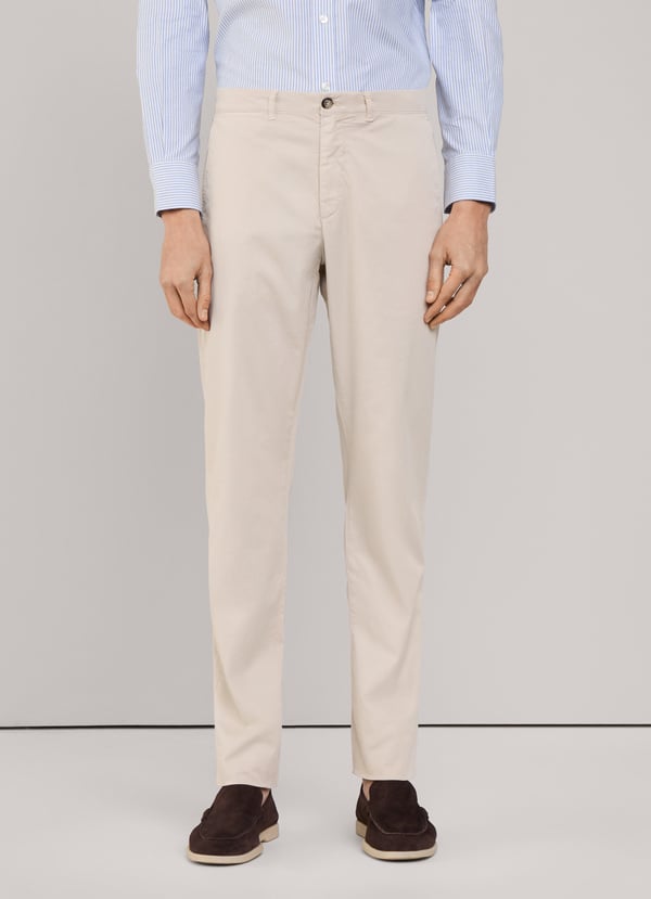 Façonnable Pantalón Chino De Sarga Fit Slim