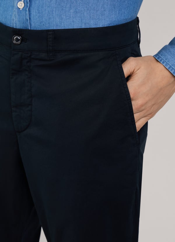 Façonnable Pantalón Chino De Sarga Fit Slim