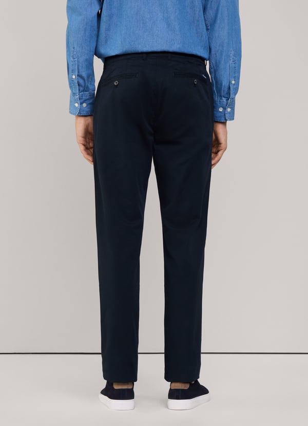 Façonnable Pantalón Chino De Sarga Fit Slim