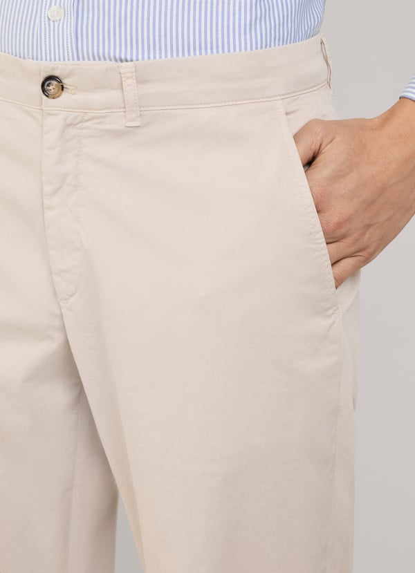 Façonnable Pantalón Chino De Sarga Fit Slim
