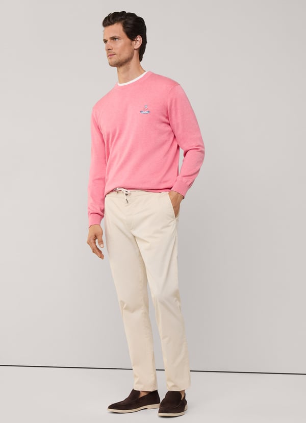 Façonnable pantalón elástico fit regular