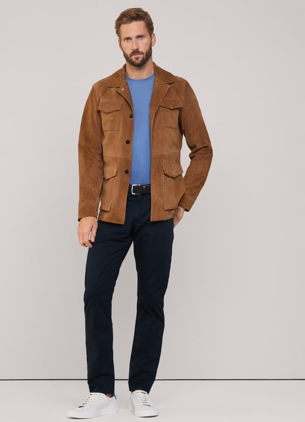 Façonnable pantalón gabardina fit clásico