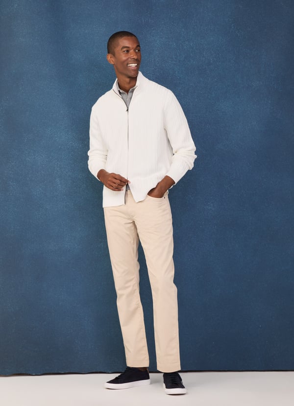 Façonnable pantalón gabardina fit clásico