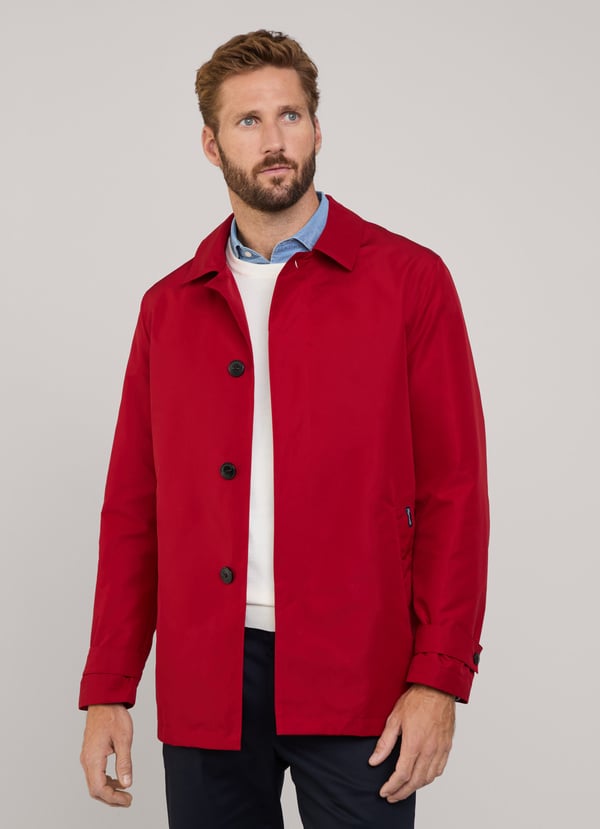 Façonnable Parka Bolsillos Con Solapa