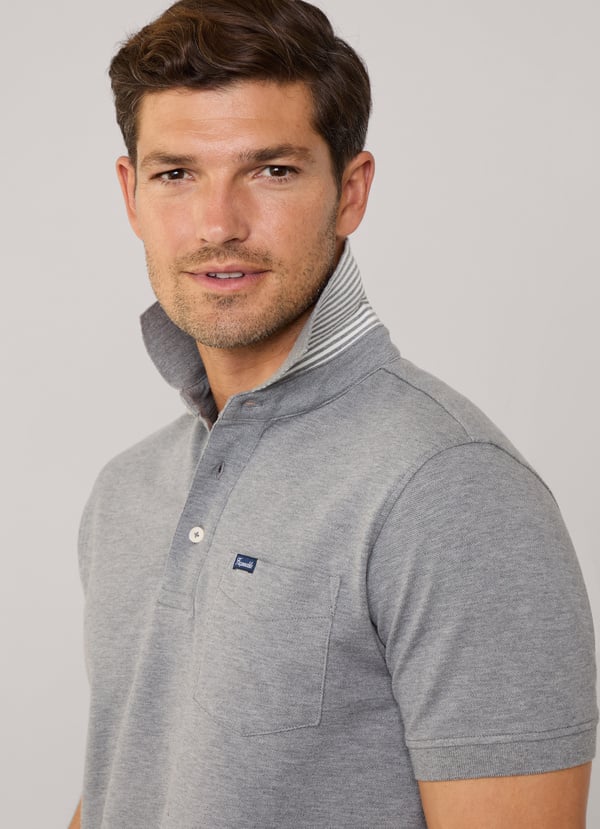 Façonnable Polo Bolsillo Frontal Fit Regular