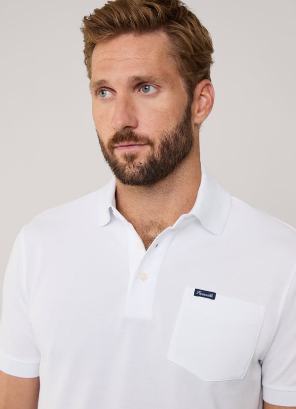 Façonnable Polo Bolsillo Frontal Fit Regular