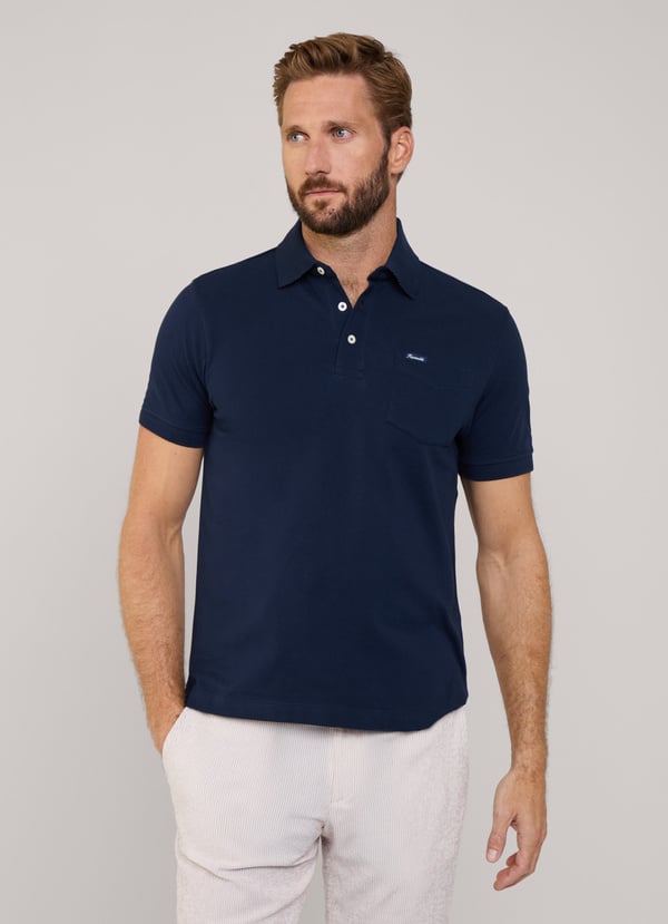 Façonnable Polo Bolsillo Frontal Fit Regular