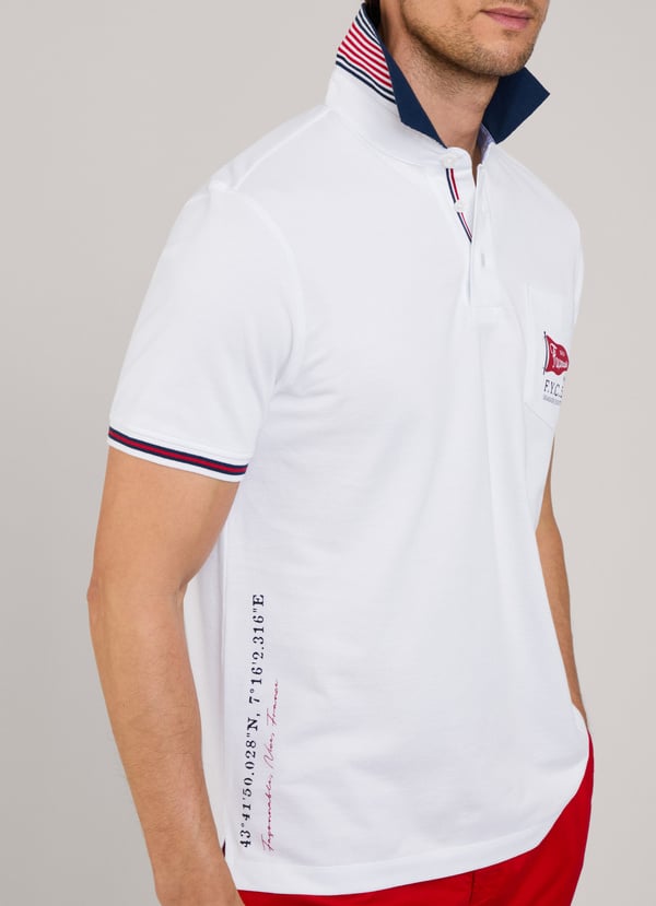 Façonnable Polo Color Block Fit Regular