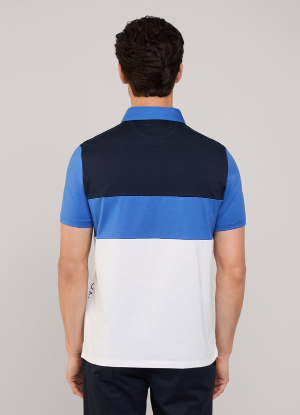 Façonnable Polo Color Block Fit Regular