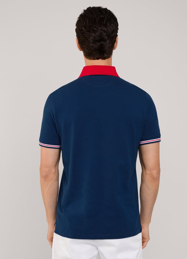 Façonnable Polo Color Block Fit Regular