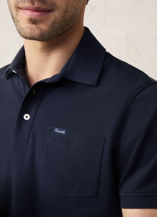 Façonnable Polo Pima Fit Regular
