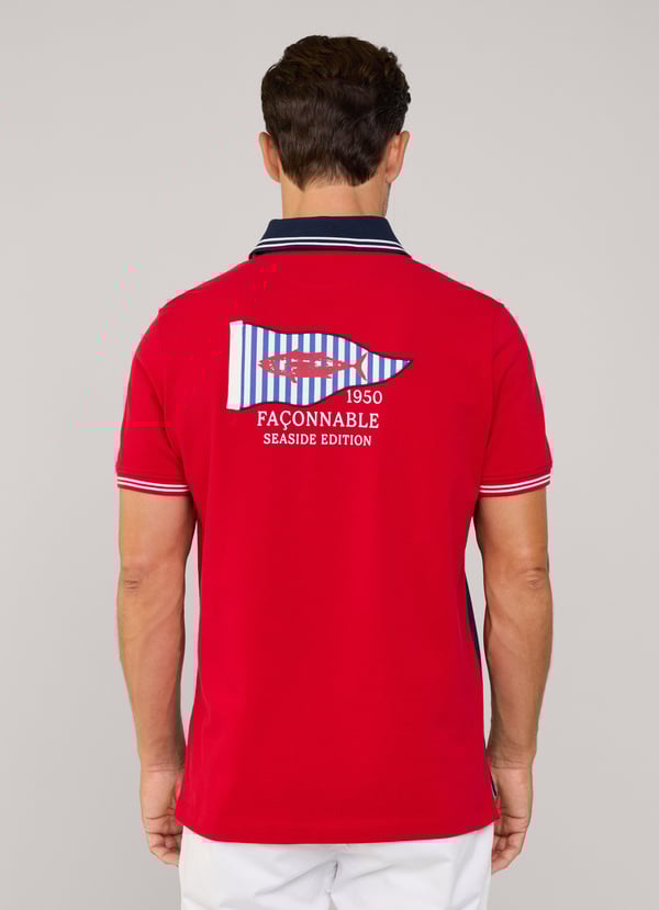 Façonnable Polo Piqué Fit Regular