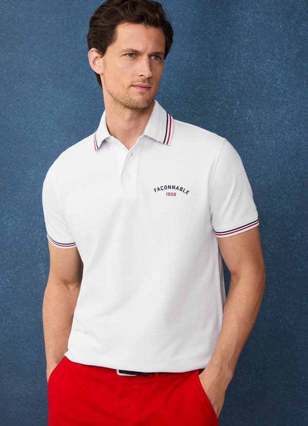 Façonnable polo piqué fit regular