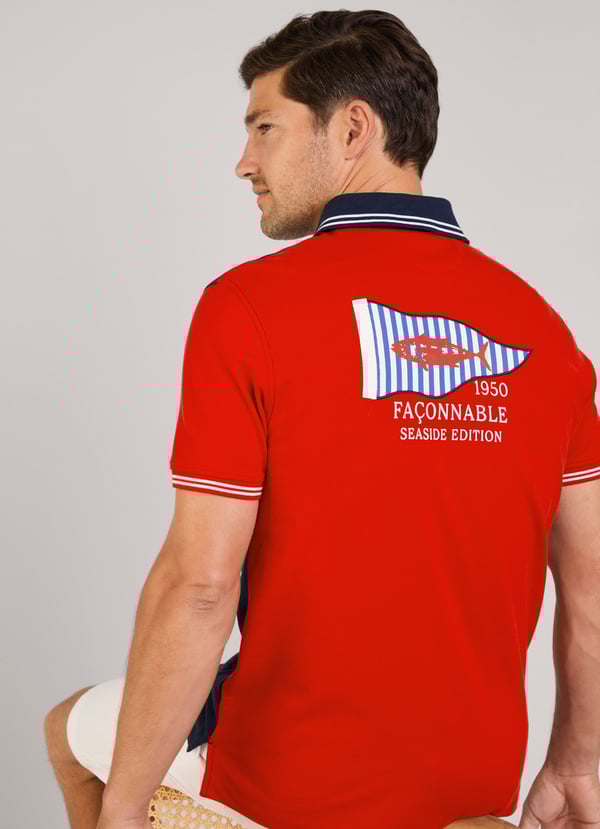 Façonnable polo piqué fit regular