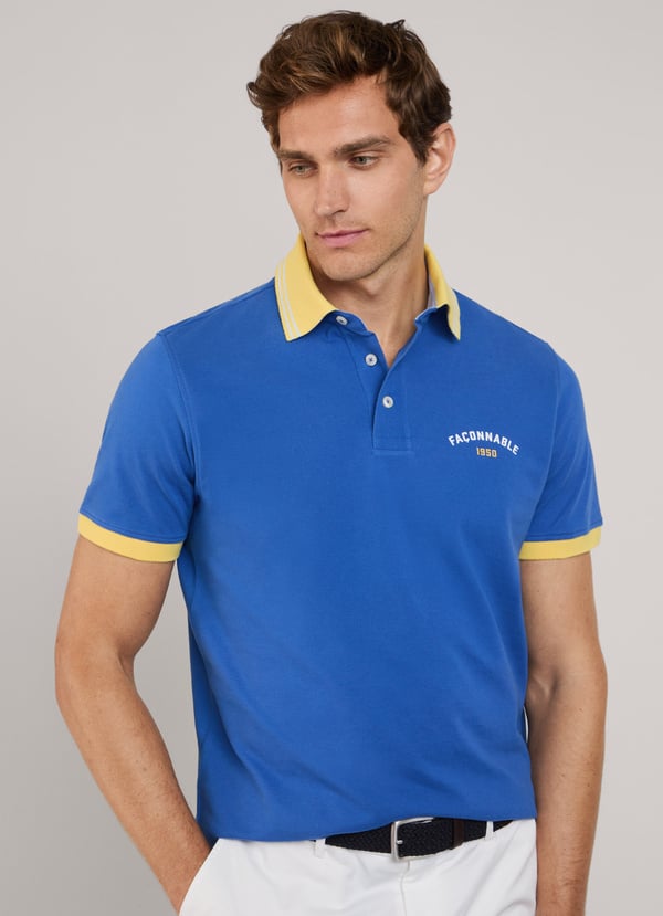 Façonnable polo piqué fit regular