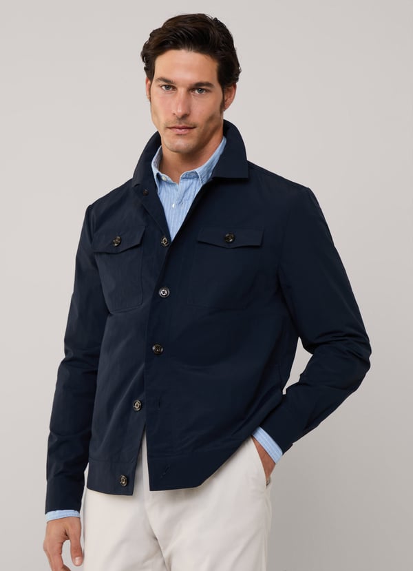 Façonnable sobrecamisa cierre abotonado