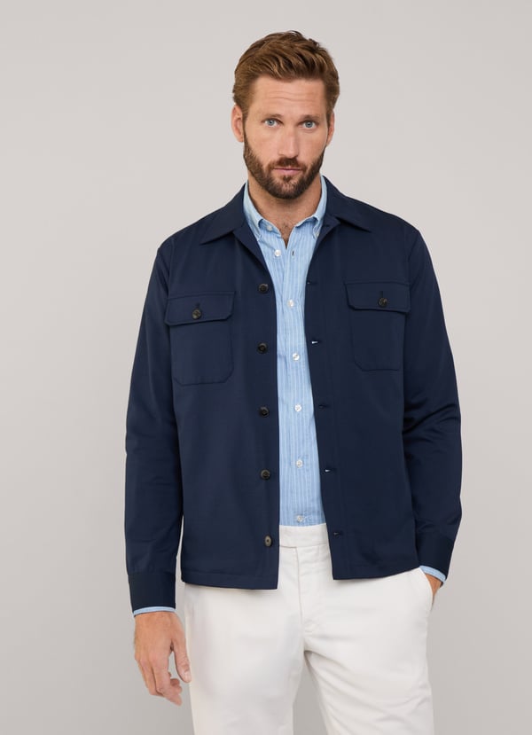 Façonnable Sobrecamisa Con Bolsillos Solapa