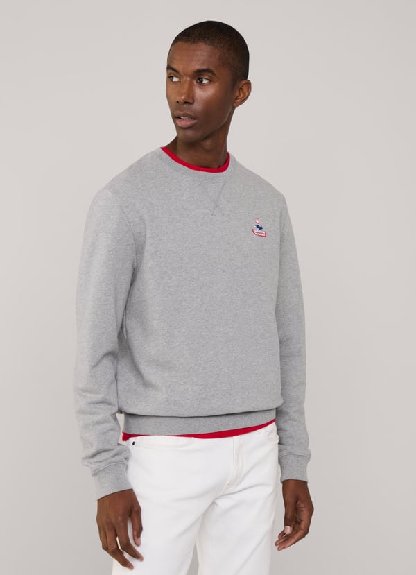 Façonnable Sudadera Cuello Redondo Pájaro Bordado