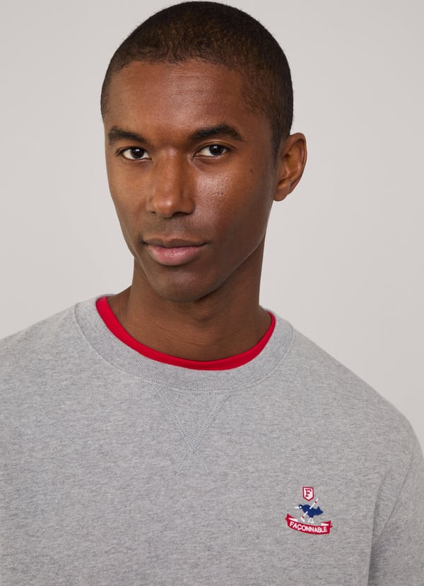 Façonnable Sudadera Cuello Redondo Pájaro Bordado