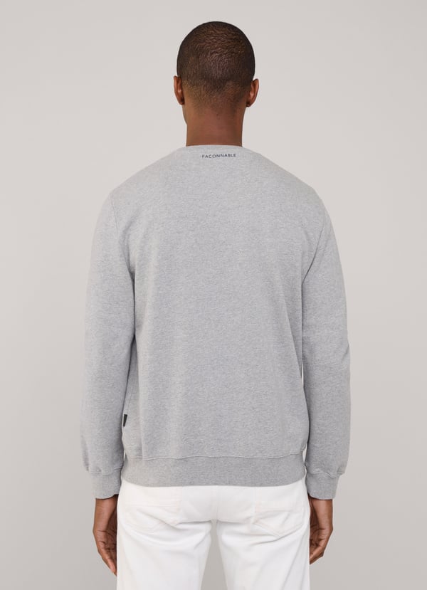 Façonnable Sudadera Cuello Redondo Pájaro Bordado