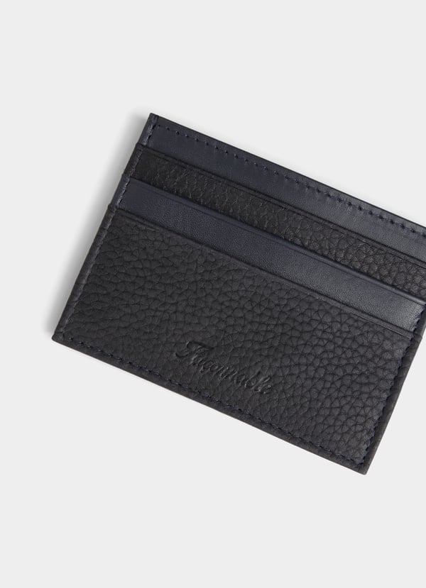 Façonnable Tarjetero De Piel