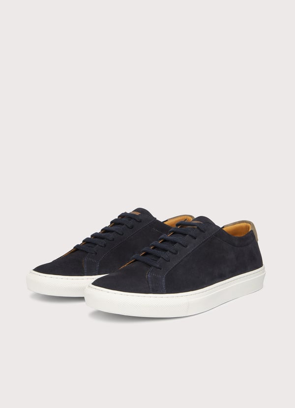 Façonnable Zapatillas De Ante Bicolor