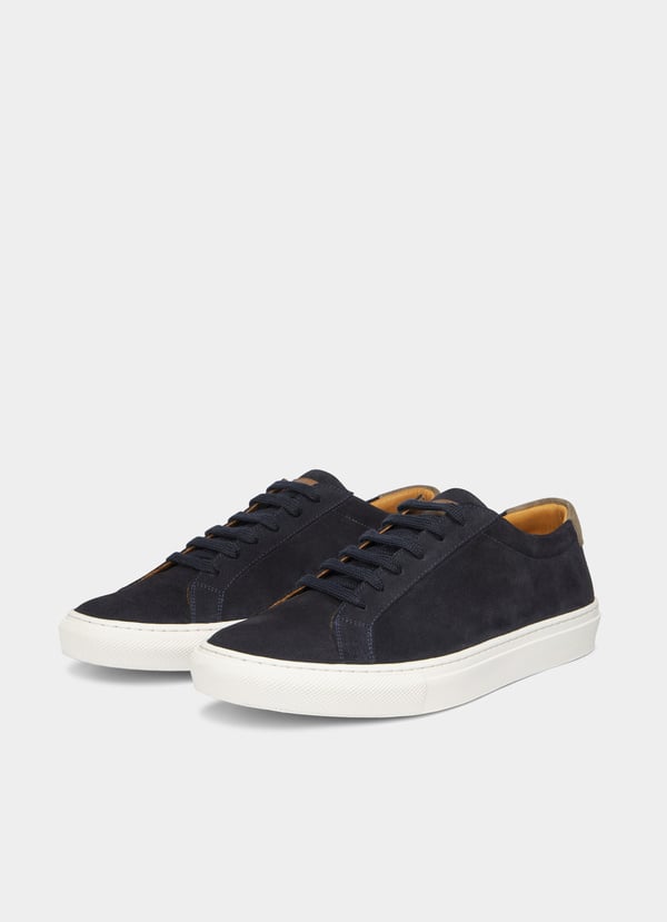 Façonnable Zapatillas De Ante Bicolor