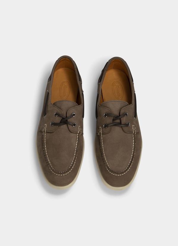 Façonnable Zapatos Náuticos De Piel