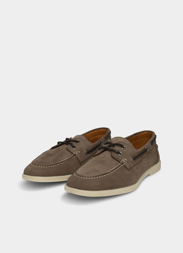 Façonnable Zapatos Náuticos De Piel