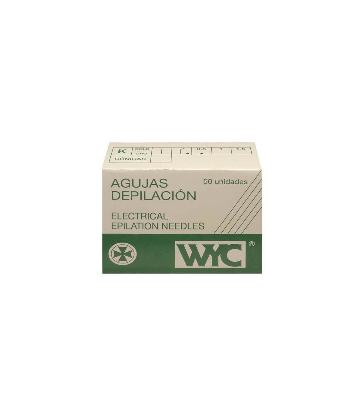 Fama fabre AGUJA DEPILACION WYC 0 5 C/50 U.EN B/2U