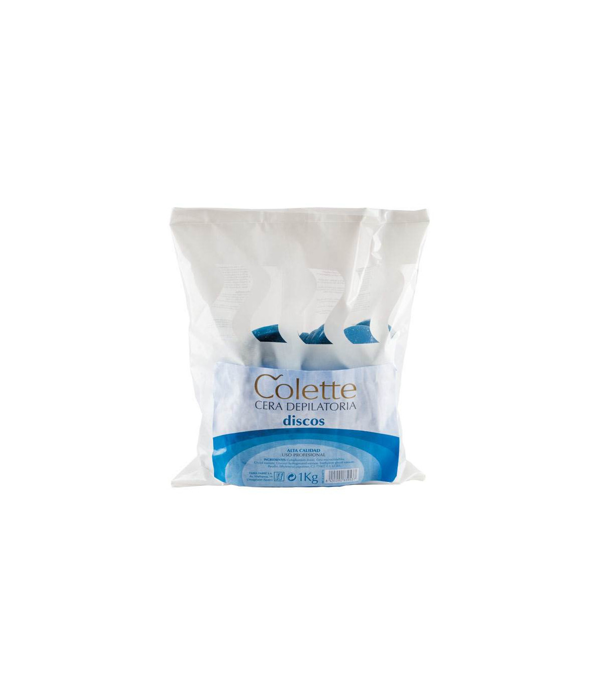 Fama fabre CERA COLETTE EN DISCOS AZULENO B/1KG