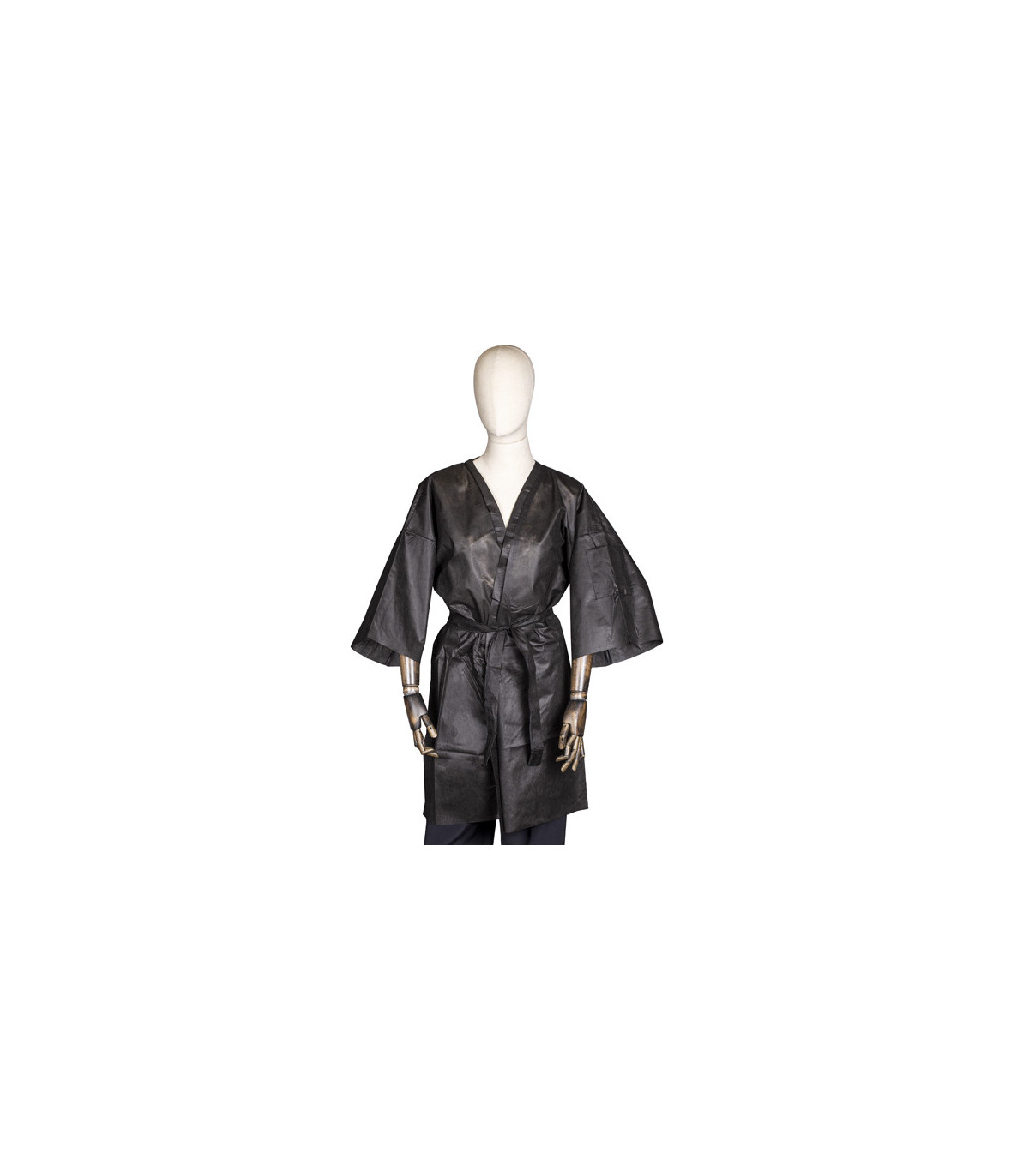 Fama Fabre KIMONO DESECHABLE NEGRO