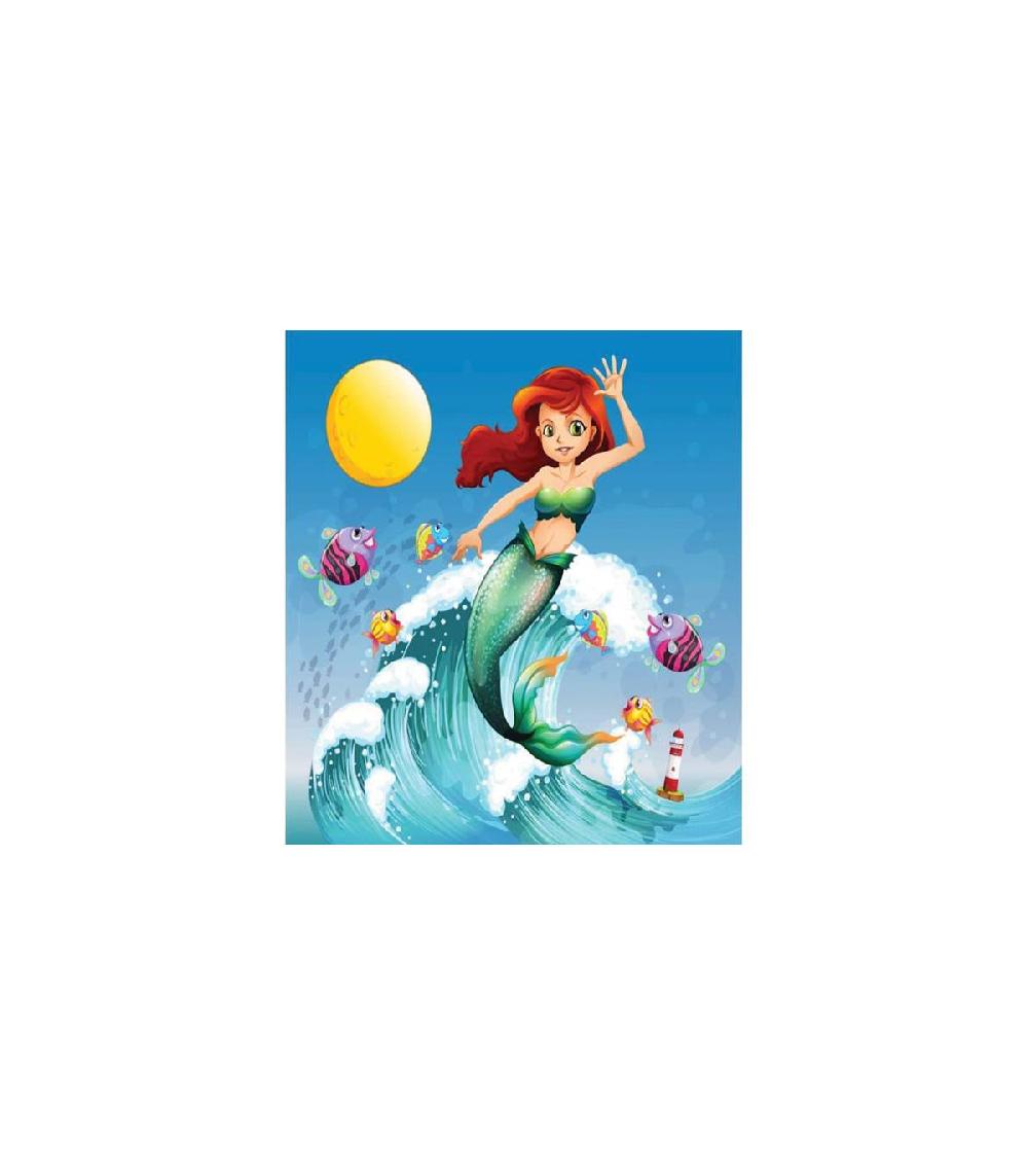 Fama fabre PEINADOR INFANTIL SIRENA (80X105)