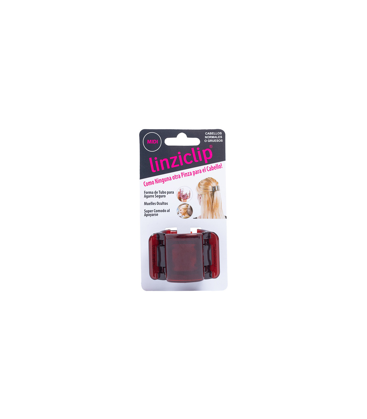 Fama fabre PINZA LINZICLIP MIDI MARRON BRILLO