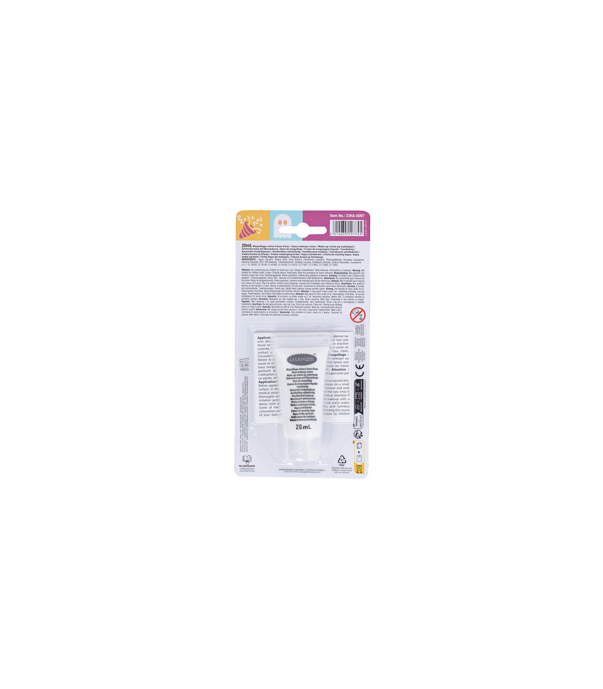 Fama fabre TUBO MAQUILLAJE AL AGUA 20 ml - BLANCO