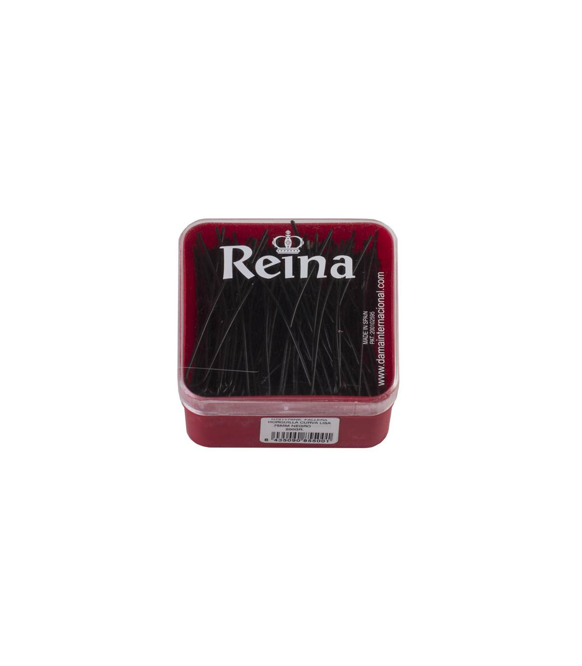 Fama fabre HORQUILLA FALLERA LISA REINA 75 MM NEGRO 200 GR