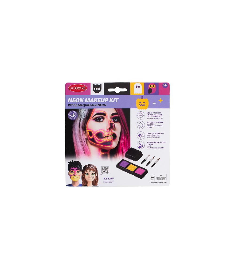 Fama fabre KIT MAQUILLAJE HALLOWEEN UV (VIOLETA-AMARILLO-ROSA)