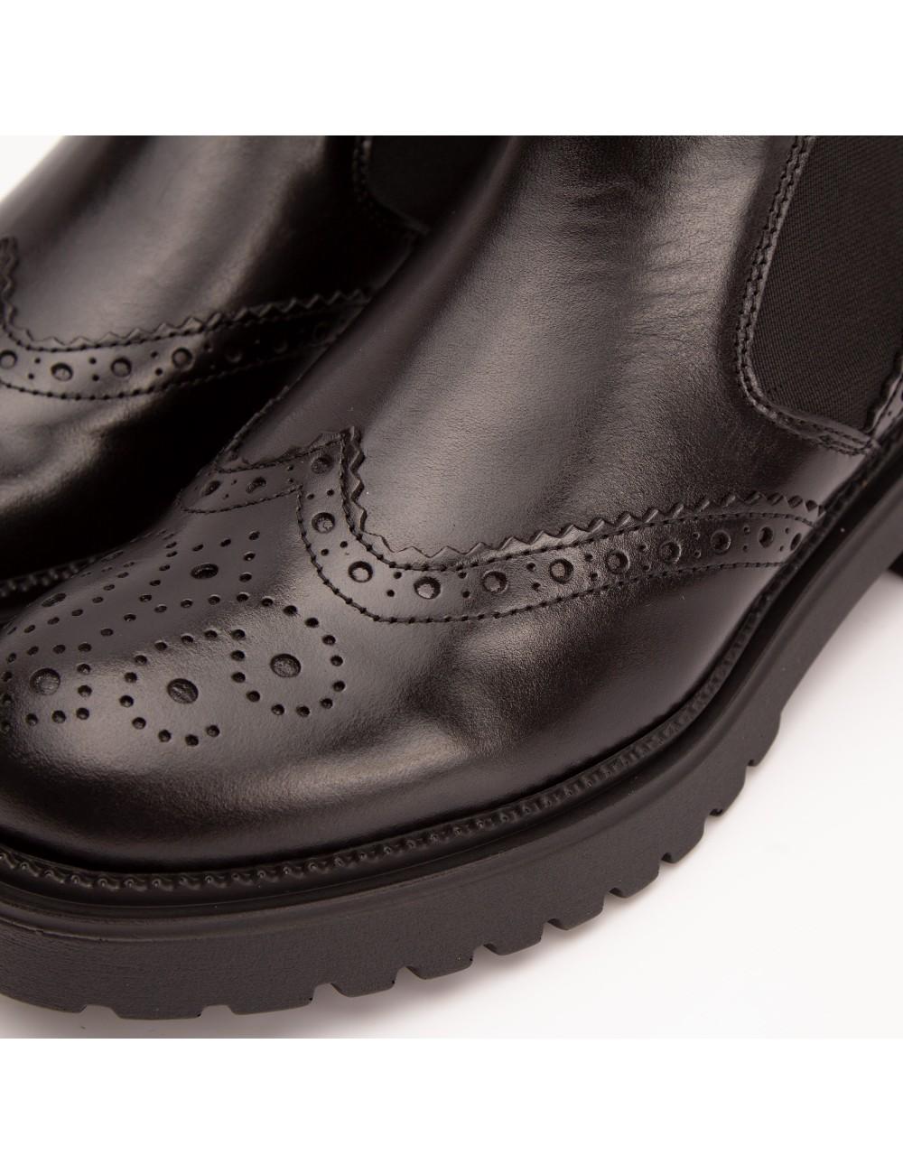 Farrutx GEMELA Natur Calf Negro