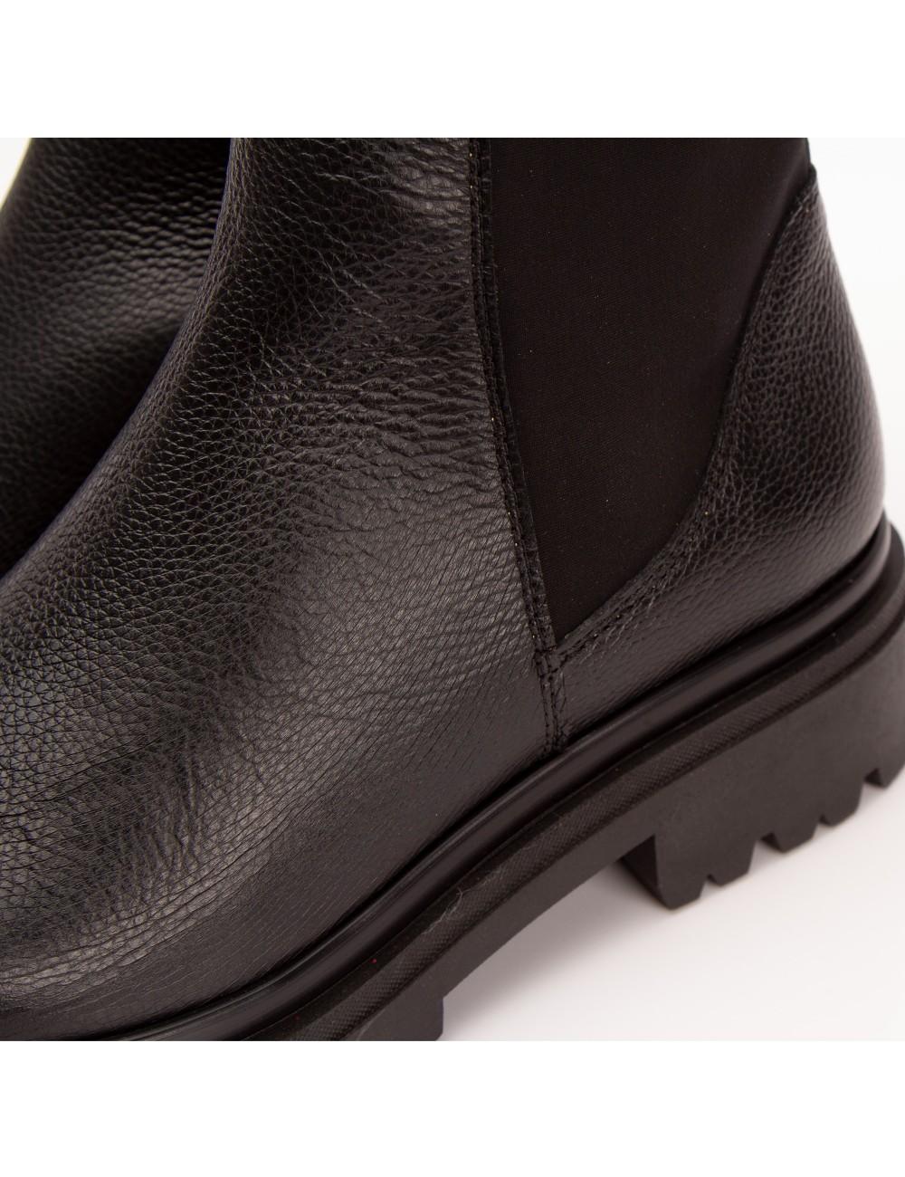 Farrutx HALLE Piel Bombeada Negra