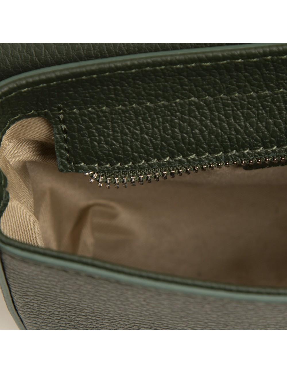 Farrutx KALETA Piel Bombeada Verde Oscuro