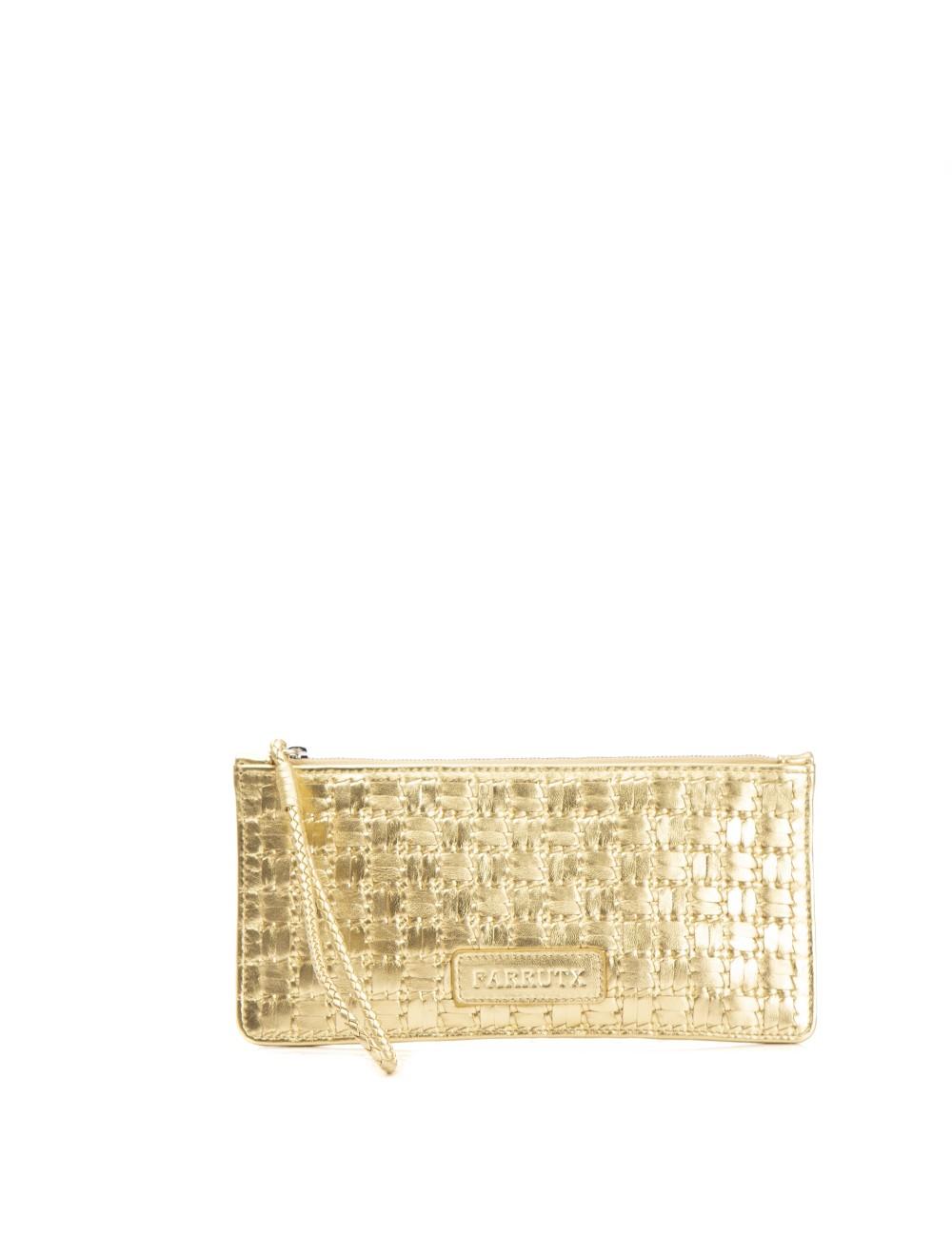 Farrutx KANGURO Napa trenzada oro