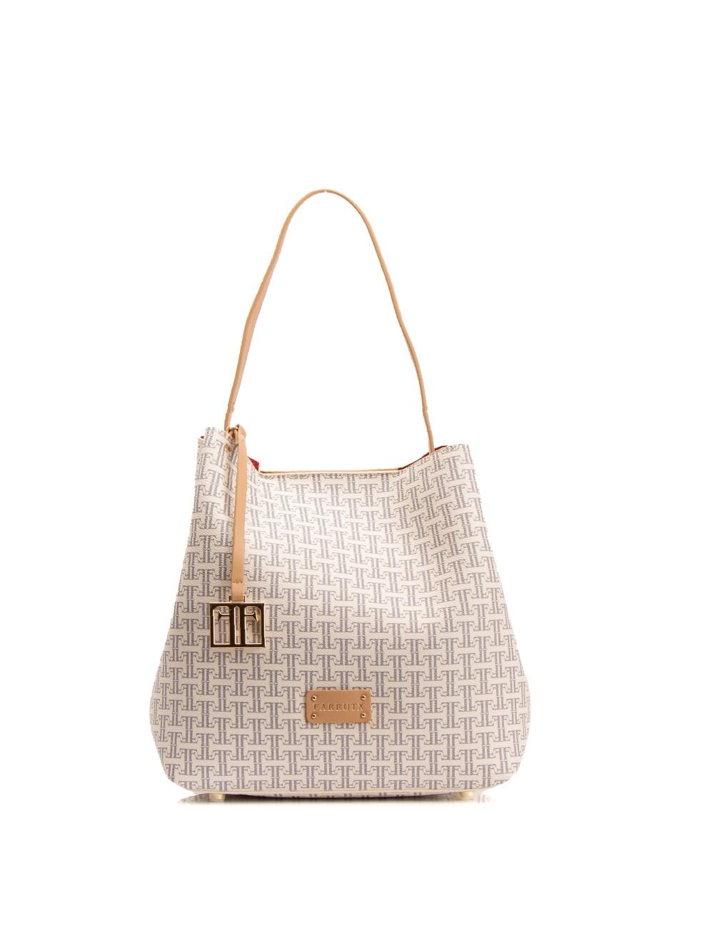 Farrutx KART Piel vegana marfil-gris